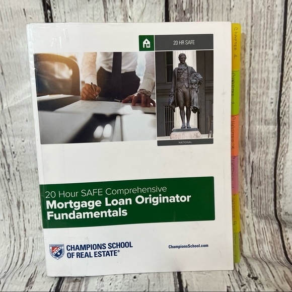 20 hour Safe Comprehensive Mortgage loan originator fundamentals book  2019 - Picture 1 of 6